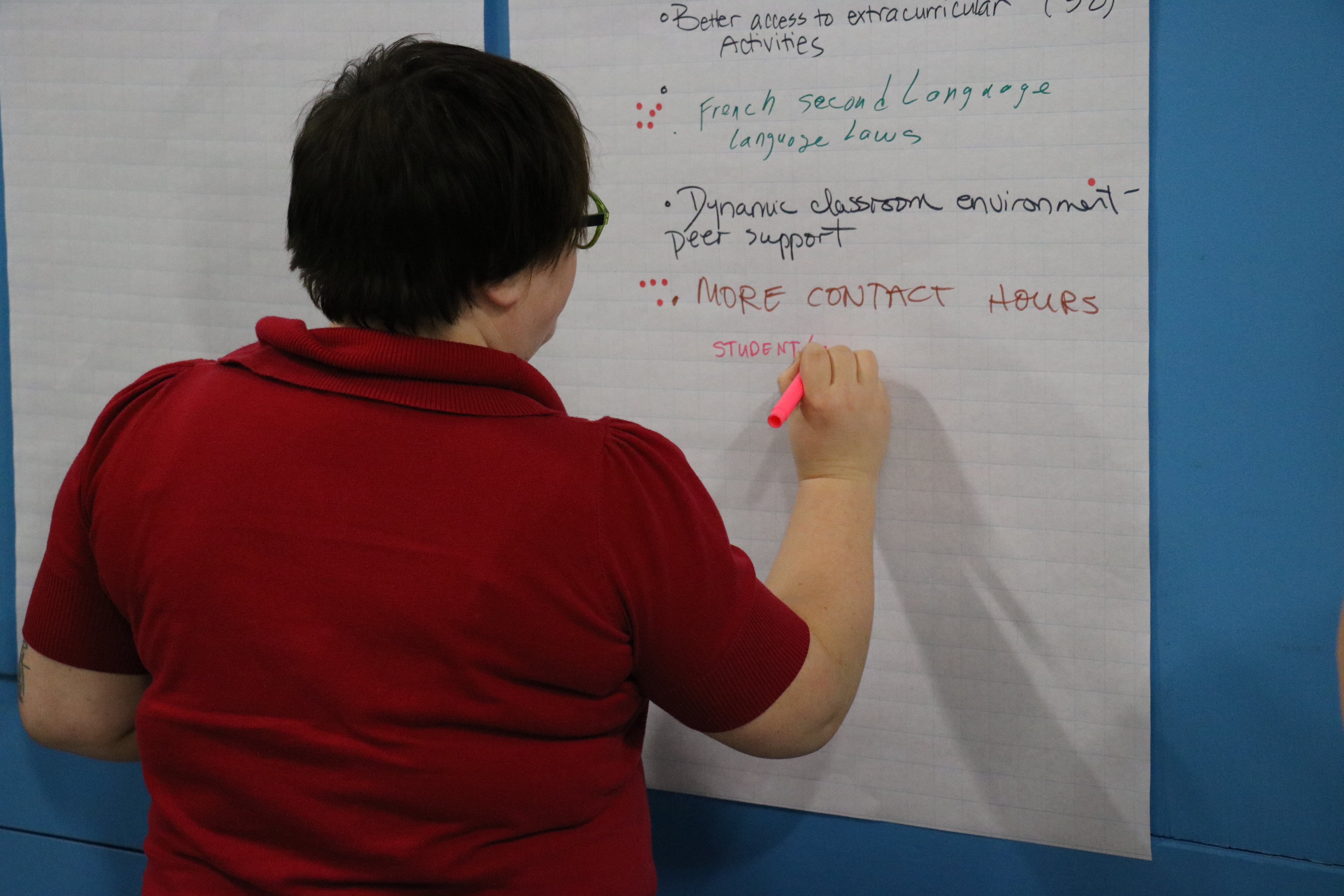 What People said at David&rsquo;s Public Meetings on EducationCe que les gens avaient à dire lors des scéances publiques de David Coon sur l&rsquo;éducation