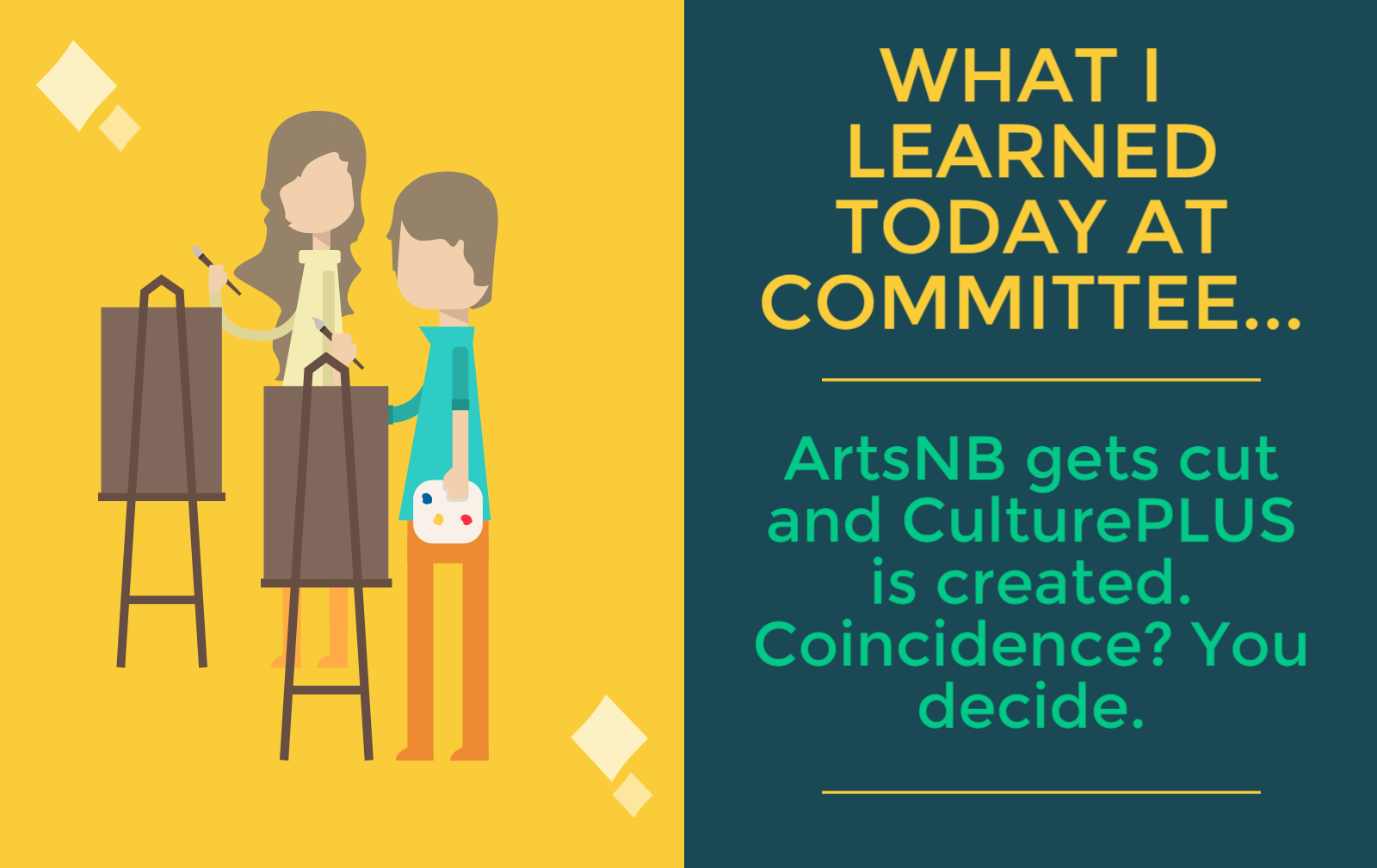 Arts NB – Estimates Committee – Tourism, Heritage and Culture, 24 February 2016