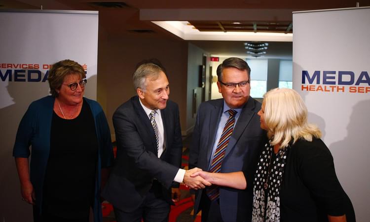 Province hands extra-mural, tele-care management to Medavie – Times & Transcript – 1 Sepember 2017Privatisation de l’extra-mural: Vitalité «extrêmement déçu» et «inquiet» – Acadie Nouvelle – 1 septembre 2017